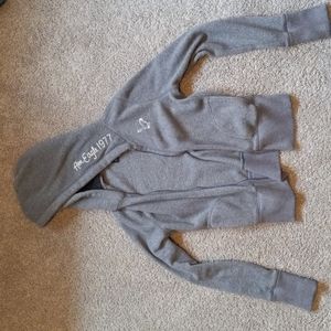 American Eagle zip-up sweater with super warm hood